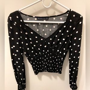 Polka dot blouse